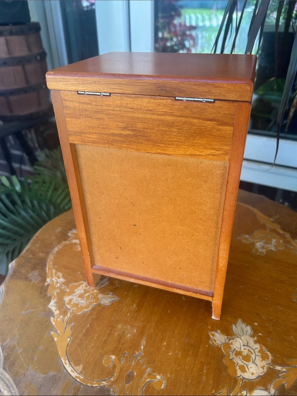 Wooden 5-Drawer Jewelry Armoire Chest